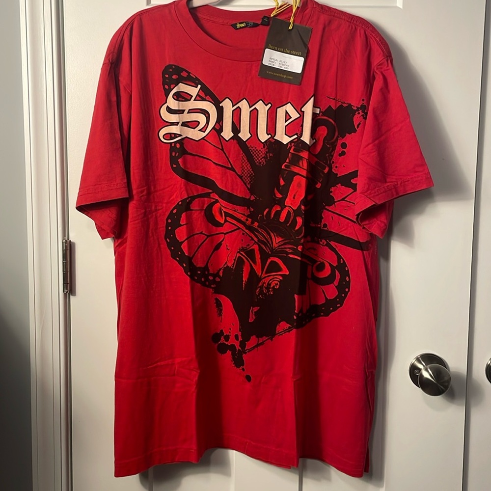 SMET by Christian Audigier. Size XXL. Short sleeve t-shirt.